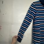 Lands' End Lands’ End Women’s Medium Striped Quarter Zip Pullover Sweatshirt Photo 1