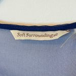 Soft Surroundings  100% Silk Duster Kimono Cardigan One Size Ombre OS Green Boho Photo 2