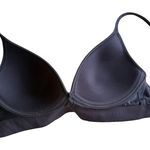 Hanes Women’s Medium Seamless Rib Contour Bralette Black Photo 4
