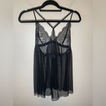 Victoria's Secret Victoria’s Secret black lace babydoll size L‎ Photo 1