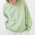 Urban Outfitters Green Project Social Skeleton Sweatshirt Photo 0