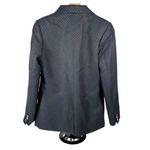 A New Day Women's | | Navy Gold Polka Dot Shoulder Padded Jacket Blazer - 4 Photo 3