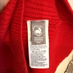 J.Crew Vibrant Red Crew Neck Sweater XXS CASHMERE Winter Luxury Cherry Holiday Photo 4