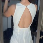 Lulus White Lace Open Back Dress Photo 1