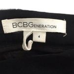BCBGeneration Black Tiered Sequin Mini Skirt Photo 3