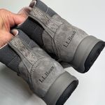 L.L.Bean Women’s Gray Leather Hiking Boots Insulated Waterproof S Photo 3