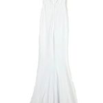 Nookie Neptune Gown Size XS White High Slit Wedding Bridal Mermaid Train Photo 6