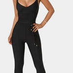 Boutique Bandage Jumpsuit Black Going Out Party Photo 0