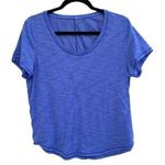 Lululemon Extra Light Luon Love Tee Sapphire Blue Boxy Top Photo 0