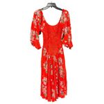 NWT We are HAH Maiden Memphis Prairie Boho Bustier Corset Dress Size Medium Red Photo 3