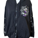 Disney 100th Anniversary 2XL Full Zip Hoodie Black Sweatshirt Embroidered Mickey Photo 0