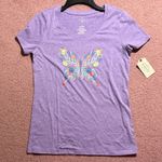 st. john's bay  Purple Butterfly Graphic Tee Photo 0