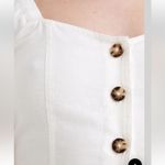 Madewell  Linen-Cotton Puff-Sleeve Mini Dress Size 14 NWT Photo 4