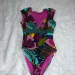 Bleu Rod Beattie  Jungle Book Cap Sleeve Mio One Piece Swimsuit size 8 Tropical Photo 1