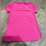 Danskin Pink  V-Neck Short Sleeve Athletic Top Photo 2