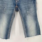 Rock Revival  Jacklyn Cuff Skinny Cut Off Bermuda Shorts Size 25 Photo 3