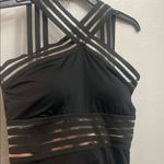 Hilor One Piece Swimsuits Slimming High Waisted Bathing Suits Front Crossover XL Black Photo 2