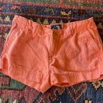 The North Face Shorts Womens 4 Orange Linen Blend breathable outdoor Coastal Photo 0