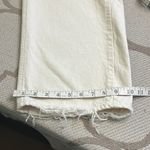 BDG  Tapered Baggy High Rise Cream Distressed Jeans, size 31 Photo 8