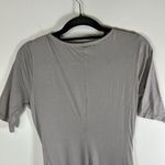 Michael Stars  Gray Short Sleeve Wrap Tie Tee‎ Lagenlook Women's Size M Dress Photo 7