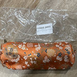 Floral Orange Pencil Case/makeup bag Photo 0