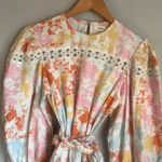 Rahi Mini printed dress Orange Photo 3