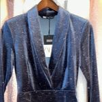 ZARA NWT  Size S Festive Season Long Sleeve Glitter Dress Photo 1