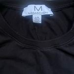 Magaschoni  Black Sleeveless Crew Neck Maxi Dress L Classic Holiday Fall Winter Photo 2