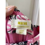 Anthropologie  x Maeve Tiered Printed Mini Dress large EMBROIDERED SQUIGGLE Photo 6