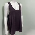 Lululemon Tied to It Deep Surplice Black Cherry Loose Tank Photo 8
