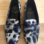 ROGER VIVIER Navy Blue Patterned Loafers Flats Size 37.5 Photo 0