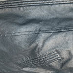 wilson's leather Vintage 90s  Black Faux Fur Lined Bomber Jacket Oversized Large Photo 7