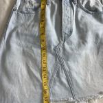 Free People Going Rogue Distressed Denim Jean Skirt Size 27 Retail $78 Photo 6