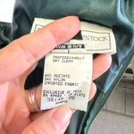 Jessica McClintock Gunne Sax Lace Trim Velvet V-Neck Dress Green Size 3/4 Photo 6