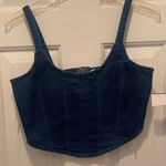 Derek Heart  Navy Blue Denim Tank Top Photo 0