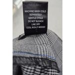 Soho  Poly Blend Houndstooth Plaid Skirt Black/White Blue Sz XL Photo 3