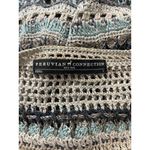 Peruvian Connection  Size Small Sweater Cardigan Open Front Knit Pima Cotton Photo 5