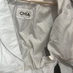 80s White leather jacket in Amazing condition Size M Photo 2