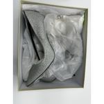 Good American  Emma Silver Glitter Stiletto Heels Women’s Size 12 New Box Photo 14