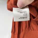 Urban Renewal Sz Small Orange 100% Linen Sleeveless Babydoll Dress Boho Flowy Photo 8