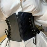 Black Goth Gothic Grunge Emo Alternative Punk Corset Belt Photo 1