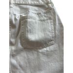 J.Crew Jeans White Denim Jean Raw Hem Cotton Mini Skirt Size 29 Photo 5