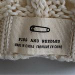 Urban Outfitters Pins and Needles Crocheted Cotton Beanie Cream Photo 3