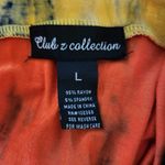 Club z Collection Tie Dye Skirt Dress convertible Dress orange and yellow Large Photo 1