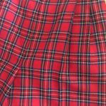 VTG Baxter & Wells Pleated Relaxed Tartan Plaid Red Bermuda Shorts 14 70’s Photo 2