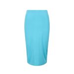STAUD  Chana Pencil Jersey Midi Skirt, Aqua, Large Photo 5