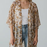 Lovestitch  Floral Velvet Burnout Kimono Cardigan – One Size OS Photo 0