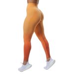 Alphalete Amplify Day Tripper Ombré Leggings in Here Comes the Sun Photo 1