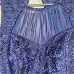 City Triangles Navy Lace Mini Dress Photo 2