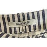 Madewell  Women's‎ Skirt Striped Straight Mini Pockets Cotton Blue White Size 2 Photo 3